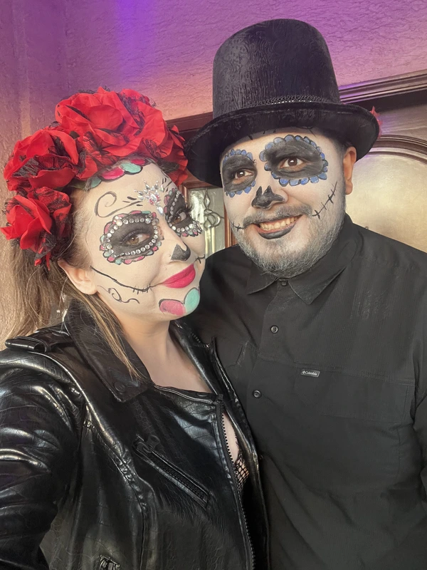 Dressed up for Halloween