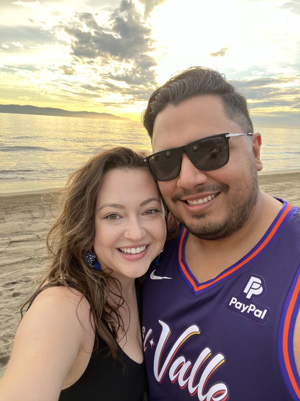 Sunset at the beach