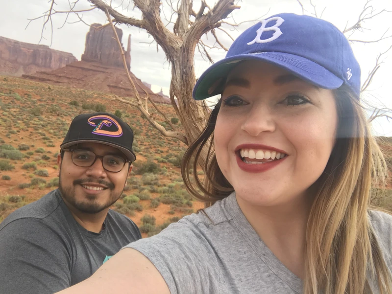 Taking in Monument Valley