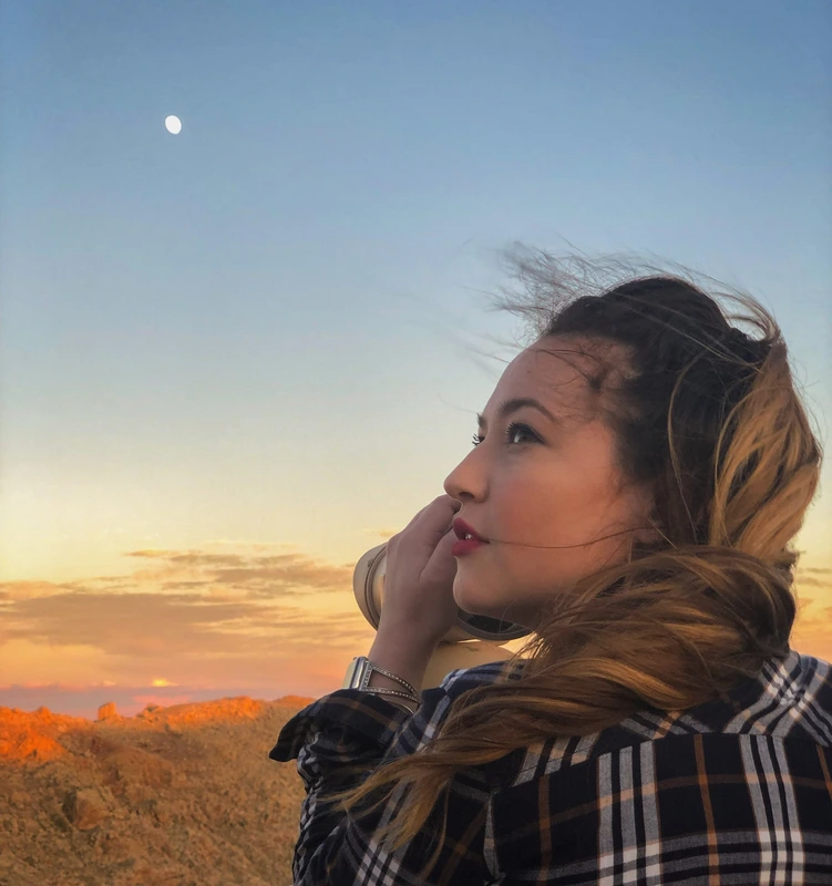 Elena in the evening light