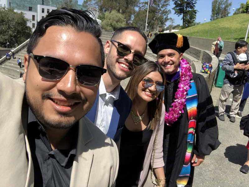A graduation celebration