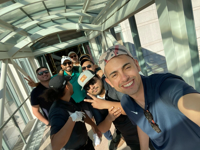 Friends on a trip